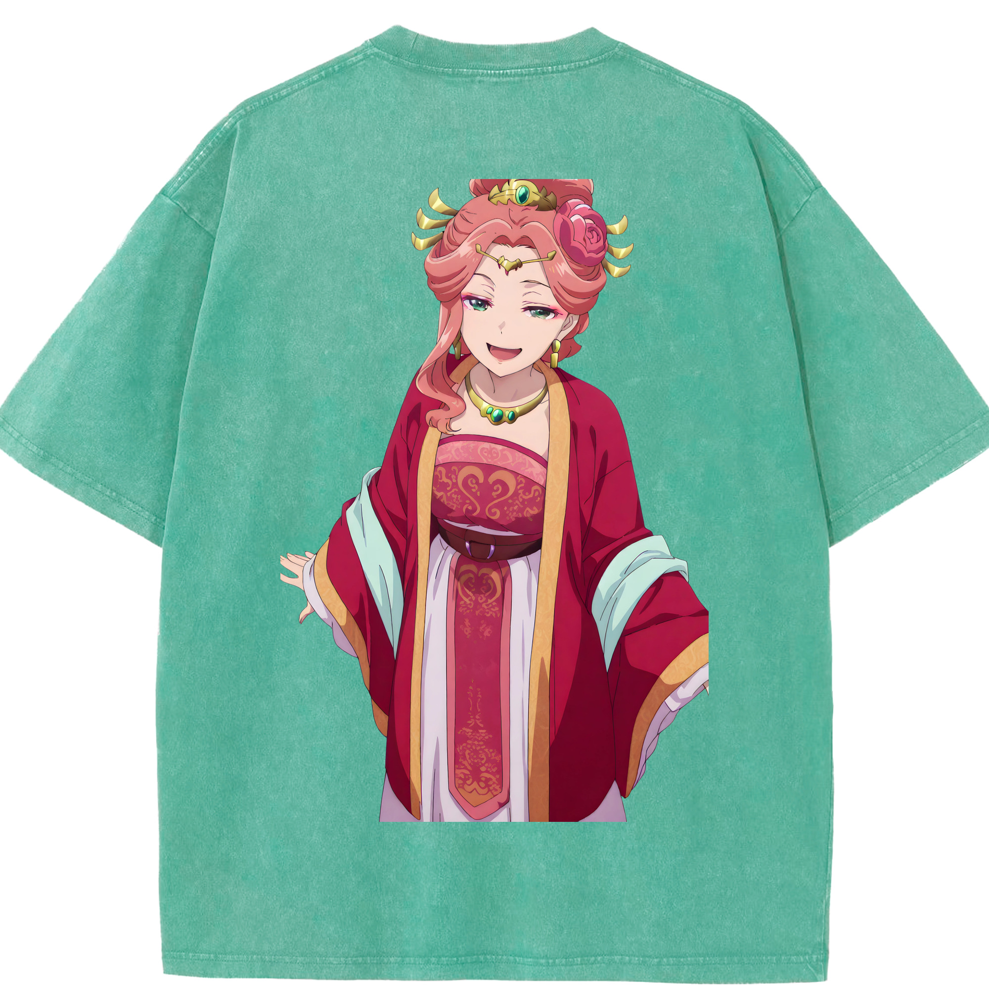 （画像用） 薬屋のひとりごと The Apothecary Diaries 綿100% ヴィンテージ風 半袖Tシャツ（背面プリント）